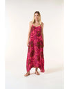 Antoinette Slip Dress San Sebastian Hot Coral