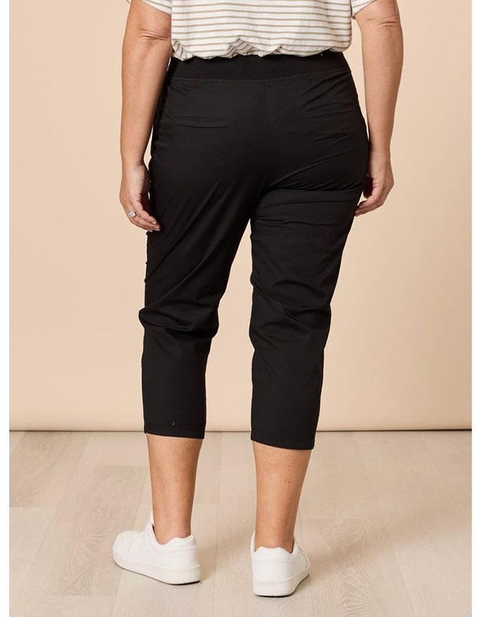 Santorini Cotton Pant Black