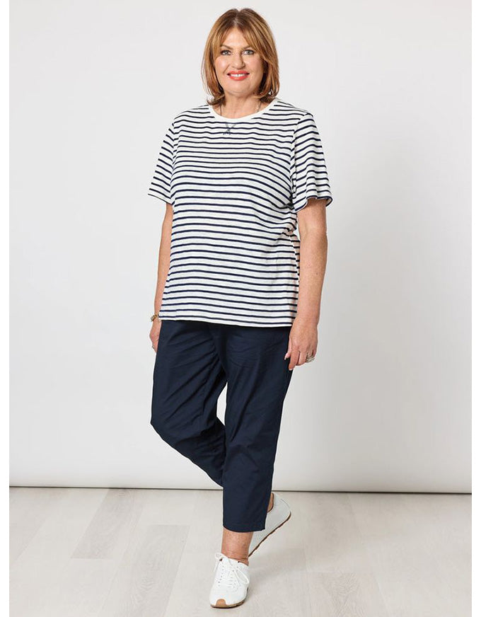 Santorini Cotton Pant Navy