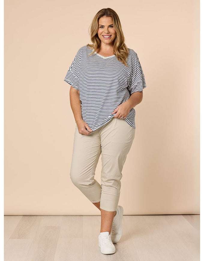 Santorini Cotton Pant Stone