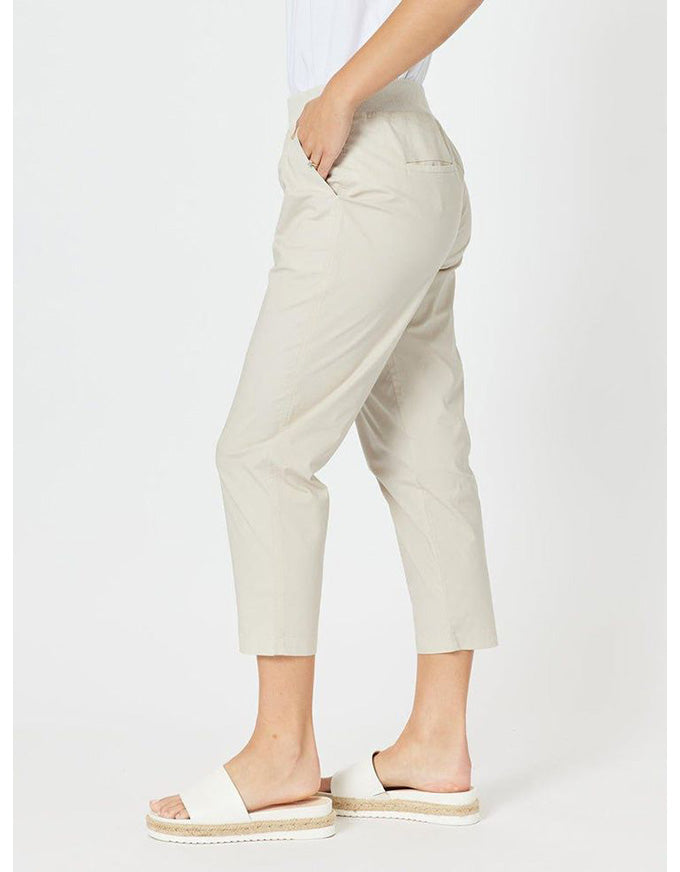 Santorini Cotton Pant Stone