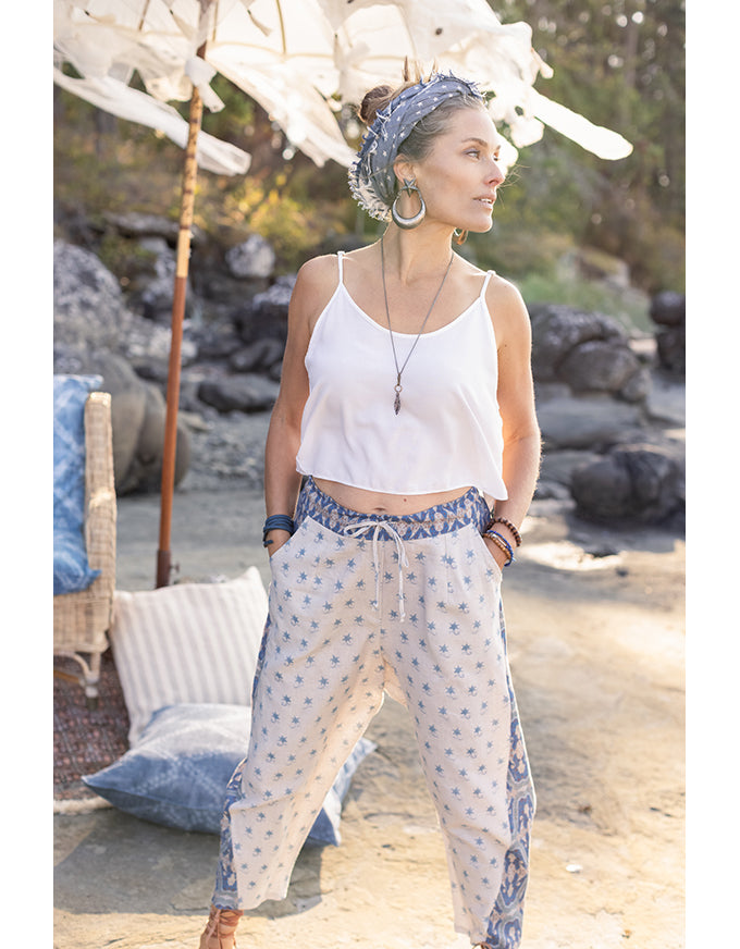 Head In The Clouds Boho Linen Pants