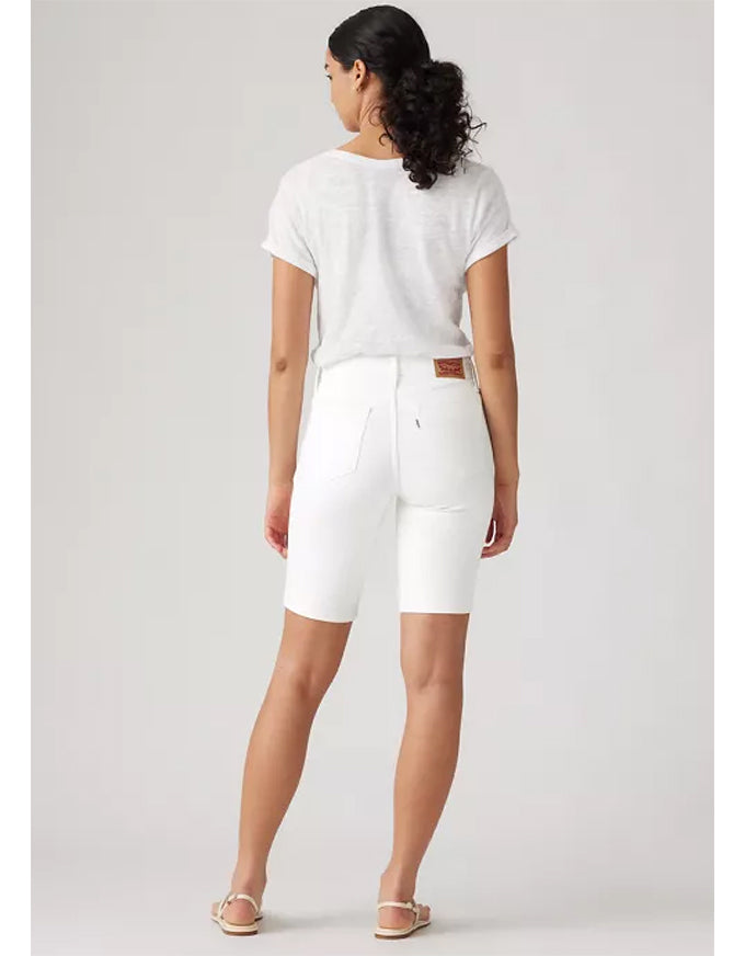 Shaping Bermuda Shorts Chalk White