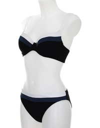 Navy & White Bikini Set