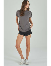 Slouchy Tee Charcoal