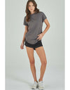 Slouchy Tee Charcoal