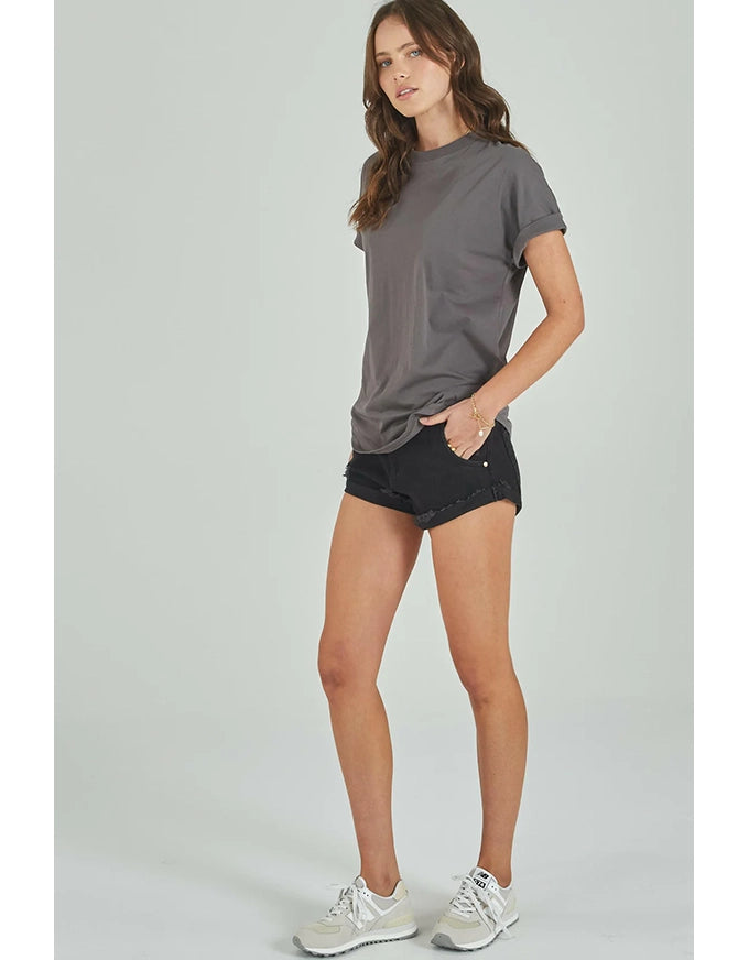 Slouchy Tee Charcoal