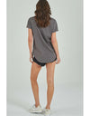 Slouchy Tee Charcoal