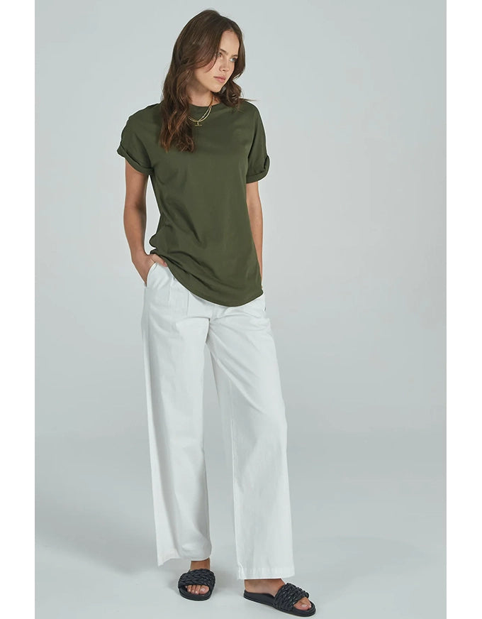 Slouchy Tee Forest Green