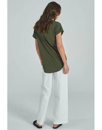 Slouchy Tee Forest Green