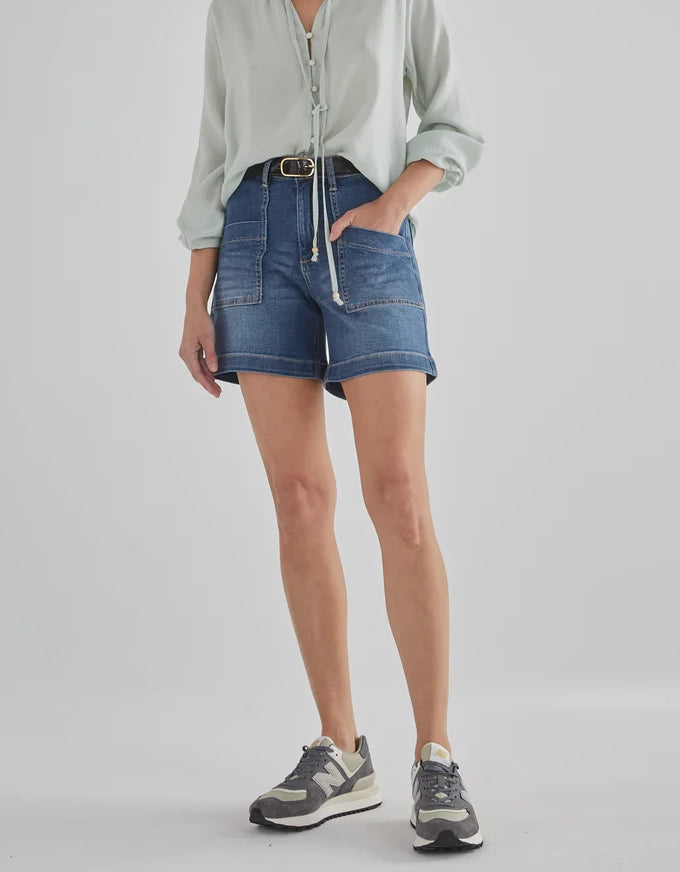 Zaplin Denim Shorts Rodeo Blue