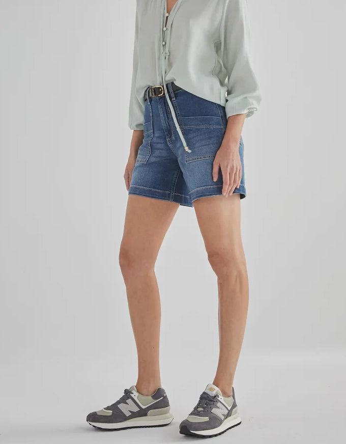 Zaplin Denim Shorts Rodeo Blue
