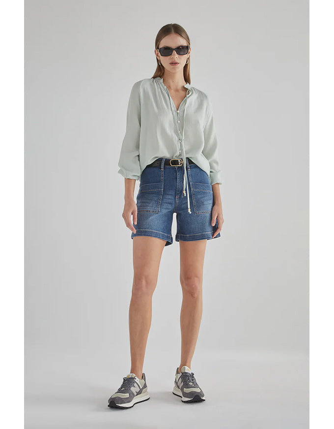 Zaplin Denim Shorts Rodeo Blue