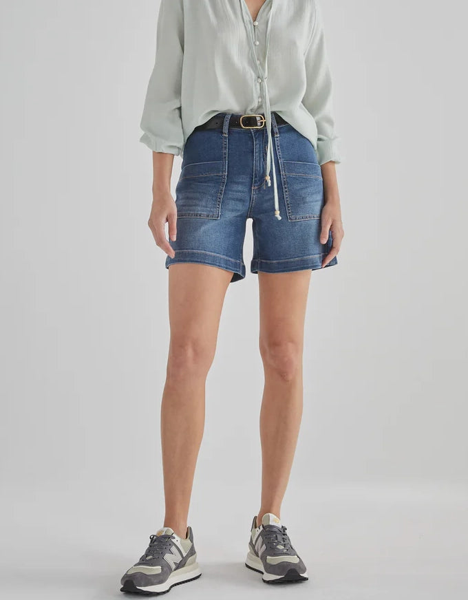 Zaplin Denim Shorts Rodeo Blue