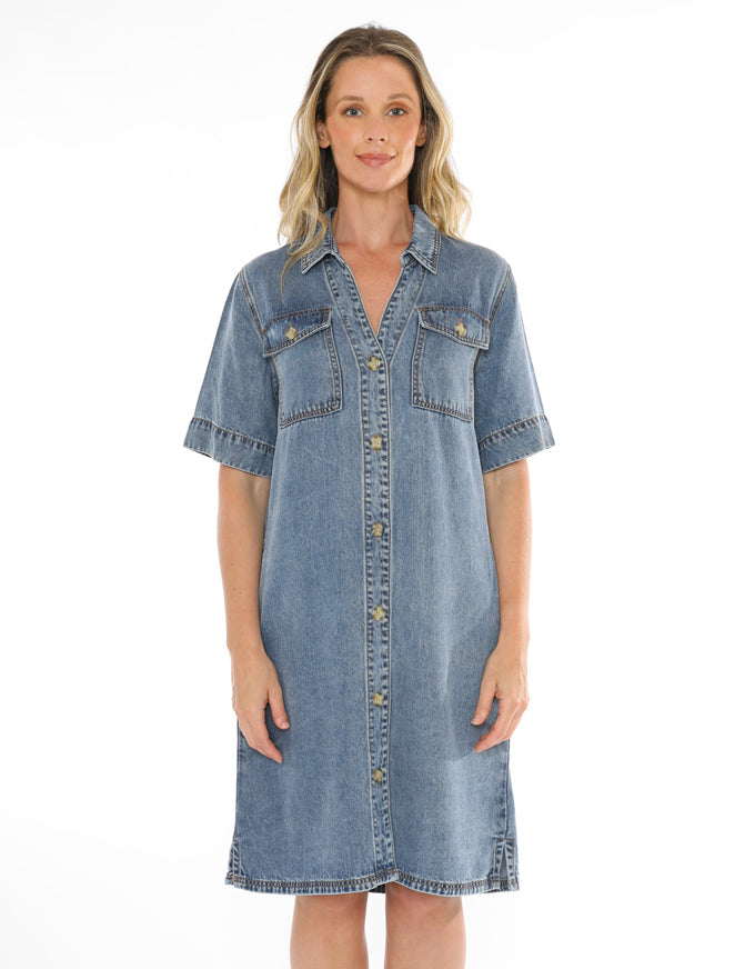 Soft Denim Dress