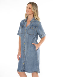 Soft Denim Dress