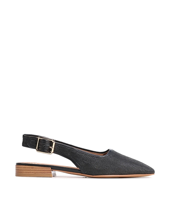 Soph Flats Black Weave