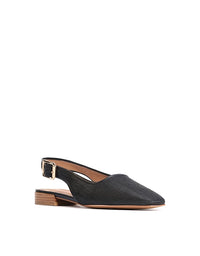 Soph Flats Black Weave