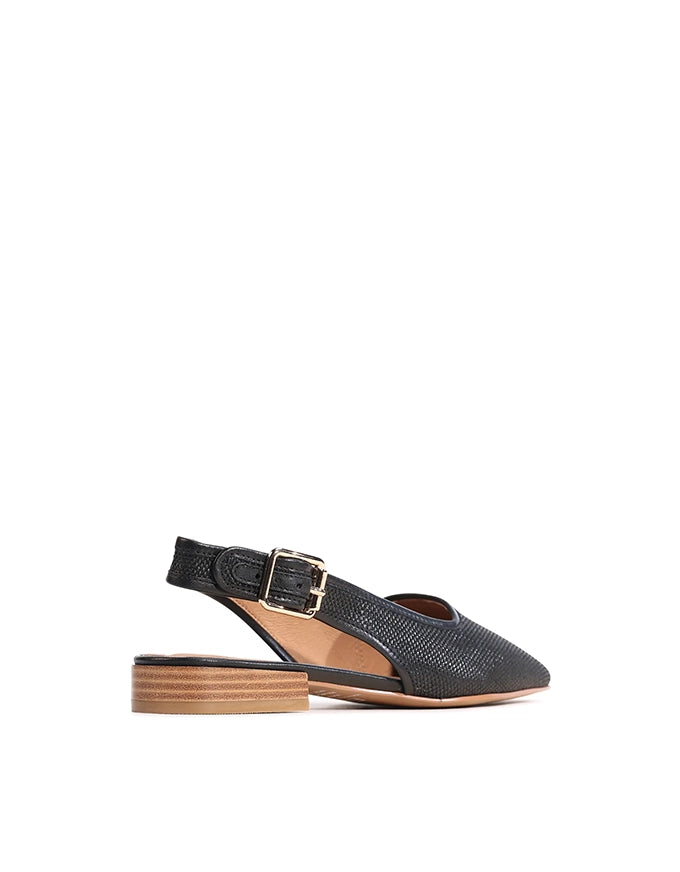 Soph Flats Black Weave