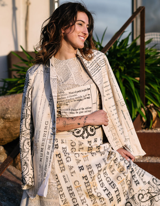 Splice Phrenology Silk Frill Jacket