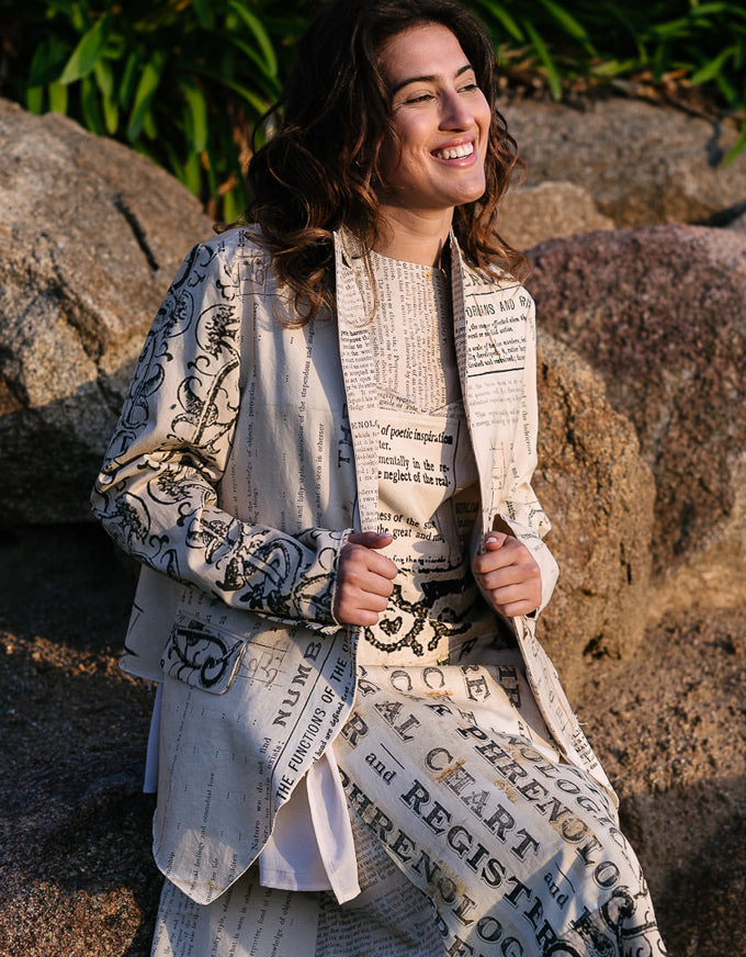 Splice Phrenology Silk Frill Jacket