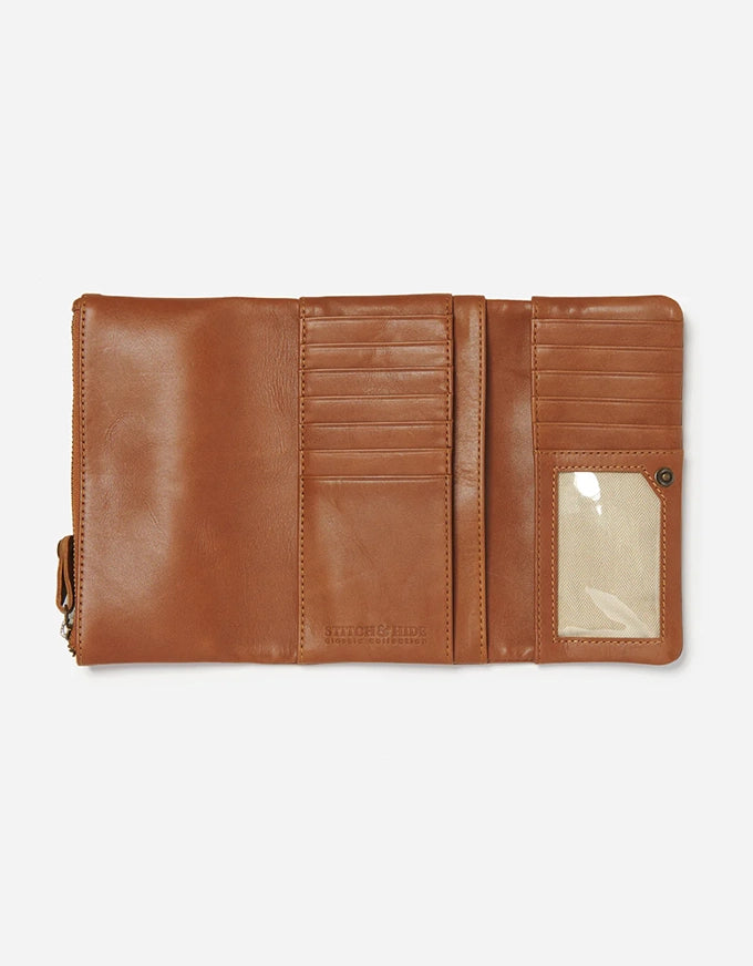 Paiget Leather Wallet Classic Maple