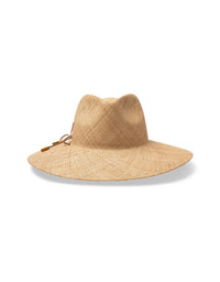 Madrid Wide Brim Fedora Natural