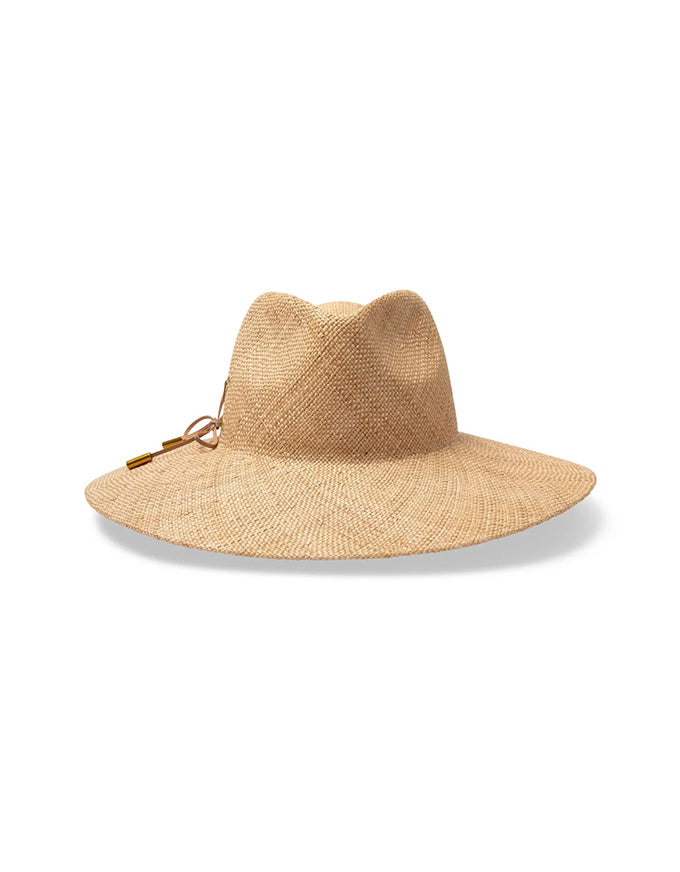 Madrid Wide Brim Fedora Natural