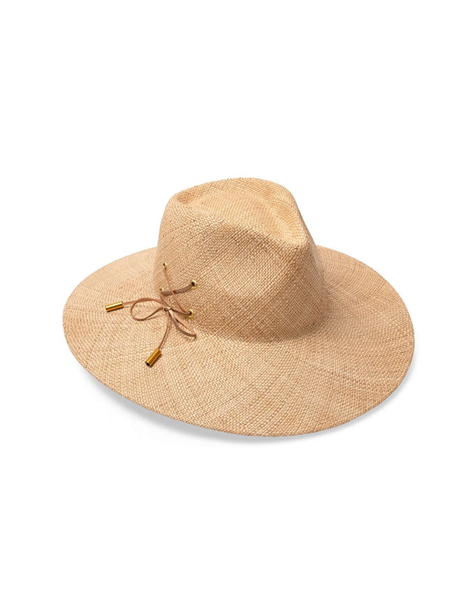 Madrid Wide Brim Fedora Natural