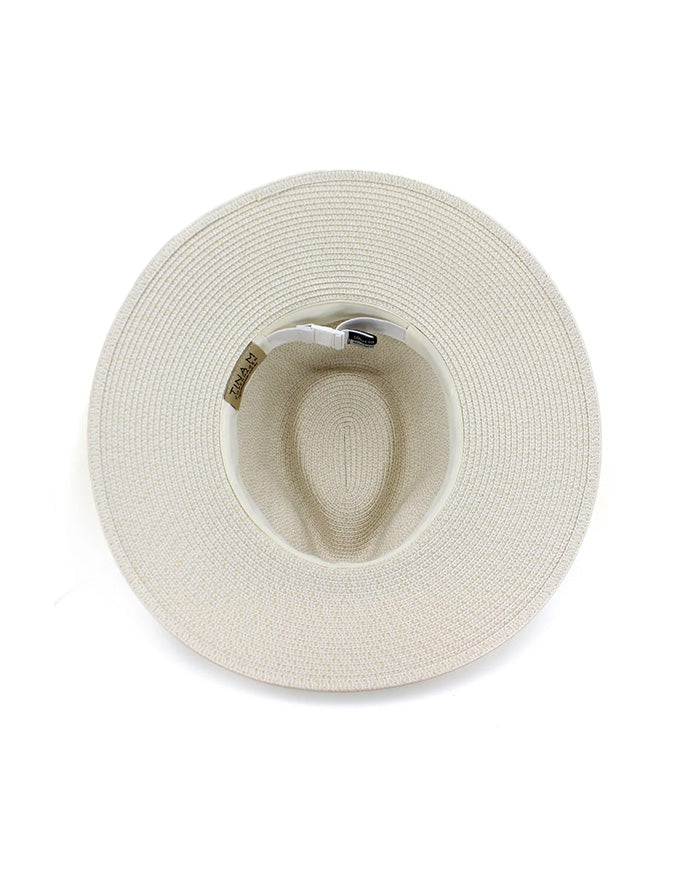 Bahama Fedora Ivory/Nutmeg