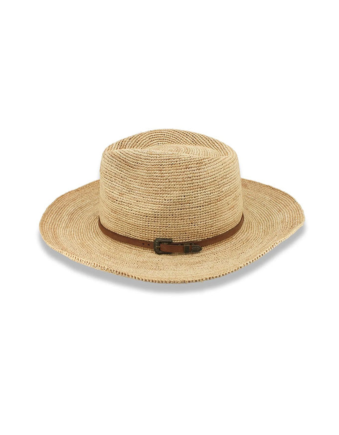 Riviera Fedora Natural Hat - Australian Made