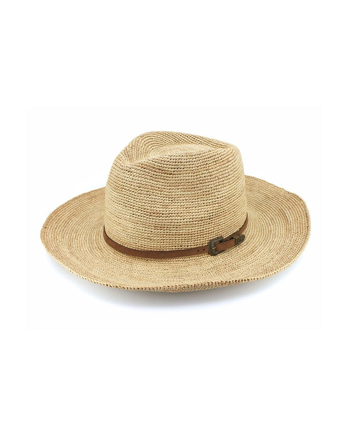 Riviera Fedora Natural Hat - Australian Made