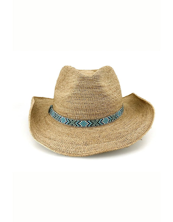 Simone Cowboy Natural Hat - Australian Made