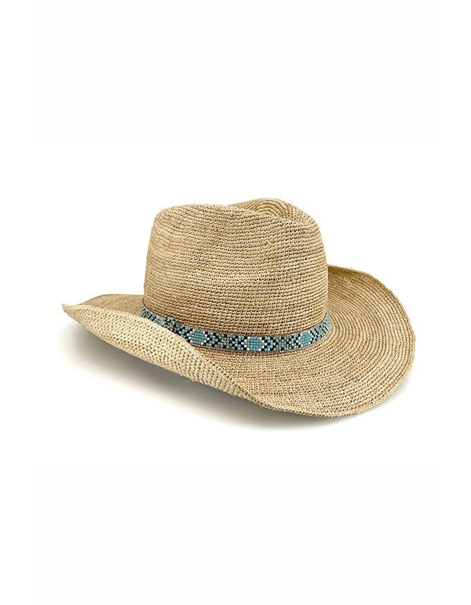 Simone Cowboy Natural Hat - Australian Made