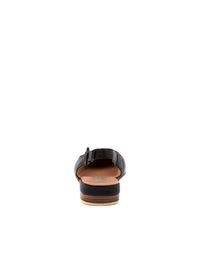 Fairy Flats Black Leather