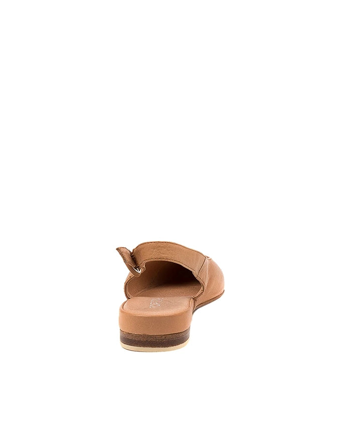 Fairy Flats Dark Tan Leather
