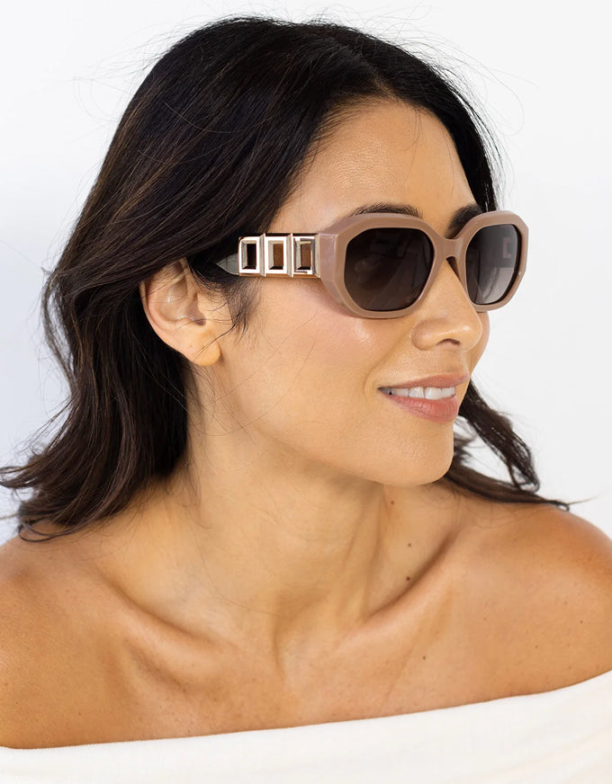 Teagan Sunglasses Macchiato Brown