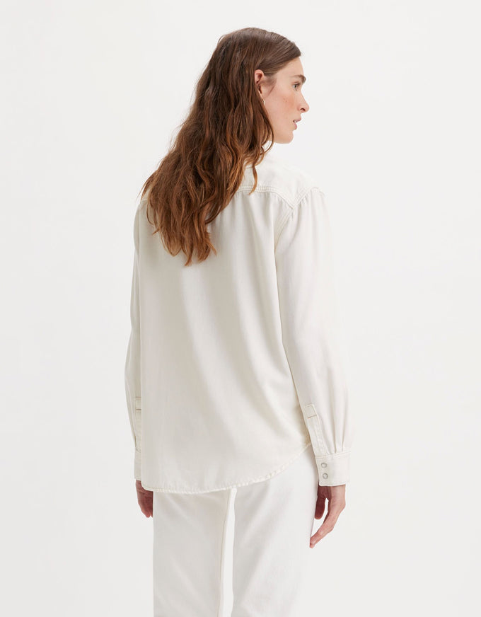 Teodora Western Shirt Ecru