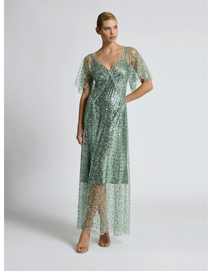 Tilda Gown Sage - Australian Made