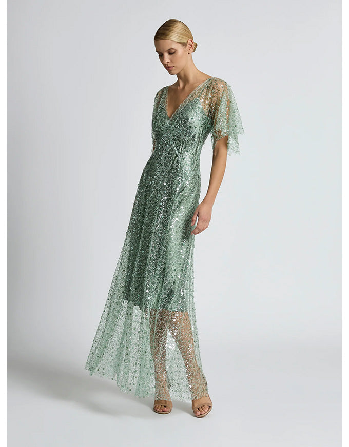 Tilda Gown Sage - Australian Made