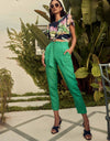 Transit Rolled Cuff Pant Bay Green