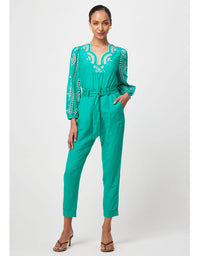 Transit Rolled Cuff Pant Bay Green