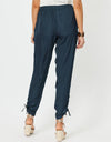 Traveller Luxe Side Tie Pant Navy