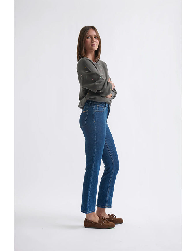 Vacay Jean Hemmed Brentwood Blue