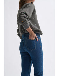 Vacay Jean Hemmed Brentwood Blue