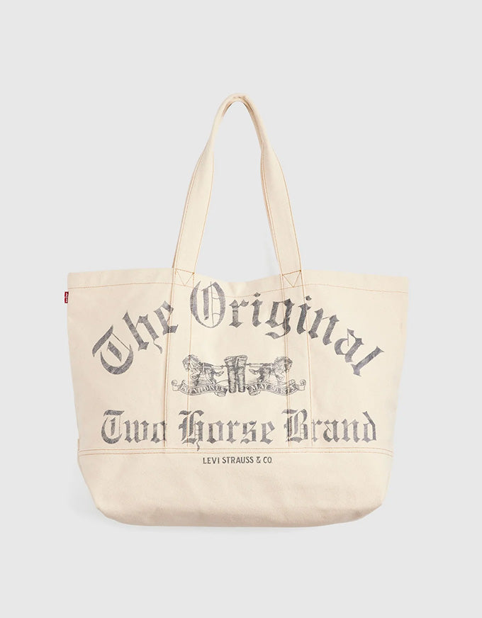 XL Graphic Tote The Original Two Horses