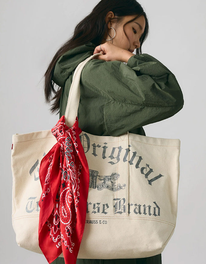 XL Graphic Tote The Original Two Horses