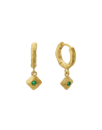 Wandering Soul Green Onyx Huggies YGP