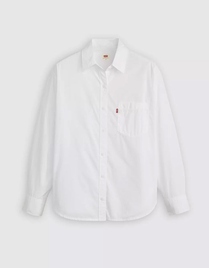 Harlie Boyfriend Shirt White