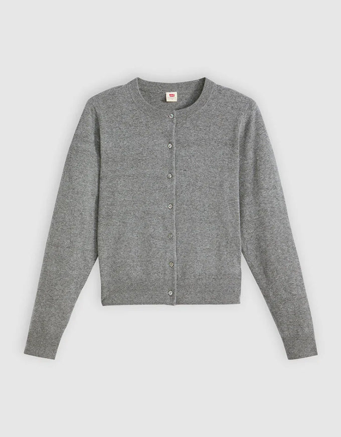 Supersoft Crew Cardi Dark Heather